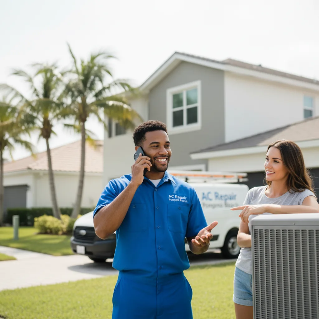 AC Repair Pompano Beach customer support in Hialeah